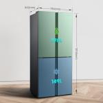 Fridgemaster 4-Door American Fridge Freezer - Silver