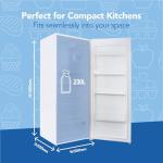 Igenix IGTL055W Freestanding Tall Larder Fridge - 235L