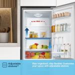 Fridgemaster 50cm 60/40 Fridge Freezer - Black