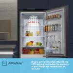 Fridgemaster 50cm 60/40 Fridge Freezer - Black