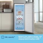 Fridgemaster 165L Freestanding Upright Freezer, White