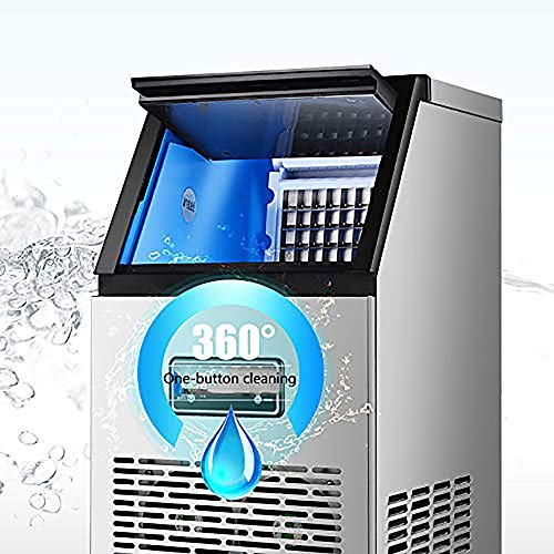 LCD Commercial Ice Maker with Smart Control Panel