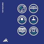 IceKing TT46AP2 White Mini Fridge for Bedroom