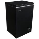 Black 96L Quiet Chest Freezer for Families