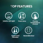 Hisense RL415N4ACE Grey Freestanding Refrigerator