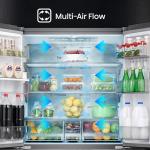 HISENSE Inox Fridge Freezer RQ758N4SWI1