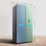 Fridgemaster Slim American Side-by-Side Fridge Freezer