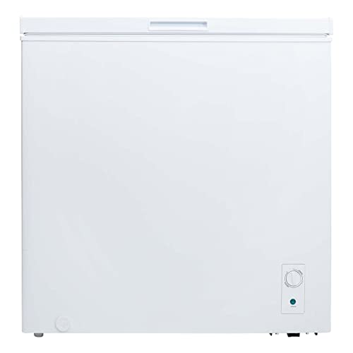 SIA White Chest Freezer: 198L, Freestanding