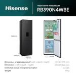 Hisense 60cm Freestanding 60/40 Fridge Freezer