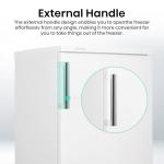 Hisense 82L Under-Counter Vertical Freezer, 40dB