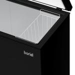 Baridi 99L Adjustable Thermostat Chest Freezer - Black