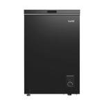 Baridi 99L Adjustable Thermostat Chest Freezer - Black