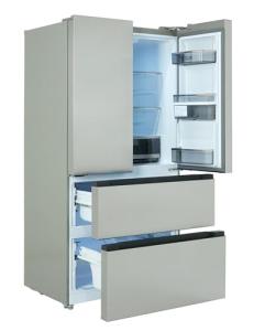 TESLA 3 Door Stainless Steel Fridge Freezer