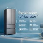 Fridgemaster 485L French Door No Frost Fridge