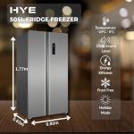 HYE Side By Side American Style Fridge Freezer