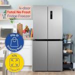 Russell Hobbs 4 Door Stainless Steel Fridge Freezer