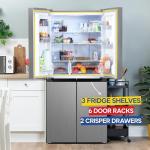 Russell Hobbs 4 Door Stainless Steel Fridge Freezer