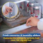 Russell Hobbs 4 Door Stainless Steel Fridge Freezer