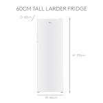 HADEN 331L Upright Freestanding Larder Fridge