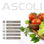 ASCOLI 120L Retro Freestanding Fridge with LED Light