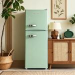 ASCOLI 120L Retro Freestanding Fridge with LED Light