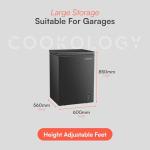 Cookology 142L Freestanding Chest Freezer - Black