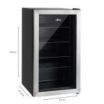 Willow 98L Stainless Steel Undercounter Beverage Cooler