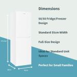 HYE Tall 50/50 Split Fridge Freezer - 248L