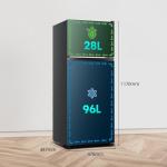 Fridgemaster MTM48120EB Black 80/20 Fridge Freezer