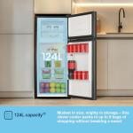 Fridgemaster MTM48120EB Black 80/20 Fridge Freezer