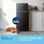 Fridgemaster MTM48120EB Black 80/20 Fridge Freezer