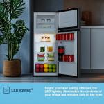 Fridgemaster MTM48120EB Black 80/20 Fridge Freezer