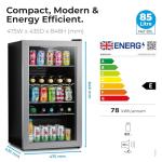 Subcold Super85 LED Under-Counter Beverage Fridge