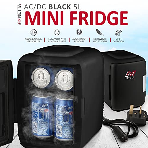 NETTA 5L Mini Fridge - Portable Cooling/Warming: Bedroom, Dorm