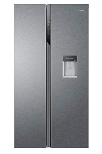 Haier 521L Side-by-Side Fridge Freezer with Dispenser
