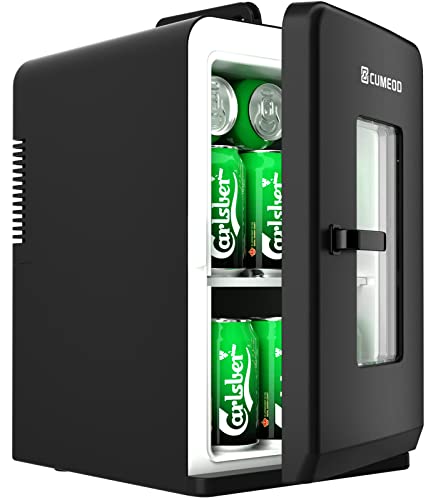 Portable Mini Fridge: 15L/21 Can Thermoelectric Cooler