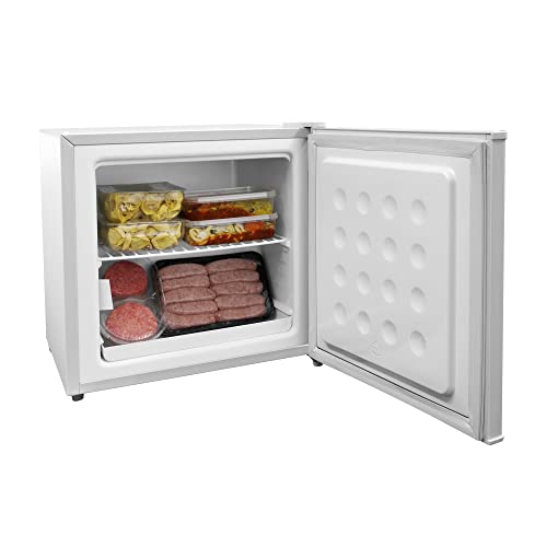 Mini White Freezer - 31L Capacity, Adjustable Features