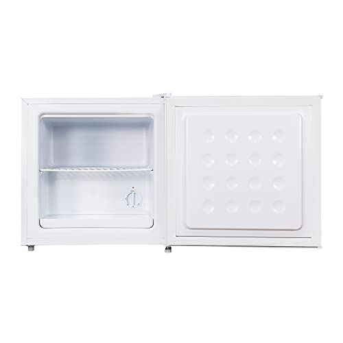 Mini White Freezer - 31L Capacity, Adjustable Features