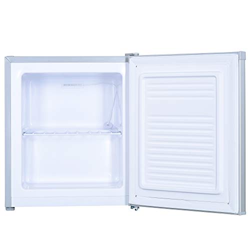 Cookology Silver Mini Freezer with Adjustable Temperature Control