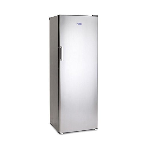 Silver 340L tall larder fridge by IceKing
