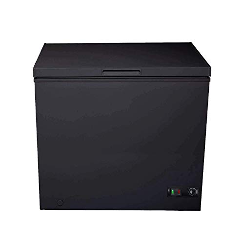 Black 201L Freestanding Chest Freezer by SIA