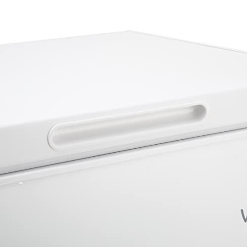 Compact 66L Chest Freezer, Energy Efficient - White
