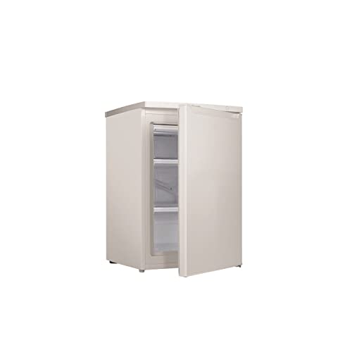 White Freestanding Undercounter Freezer - 82L