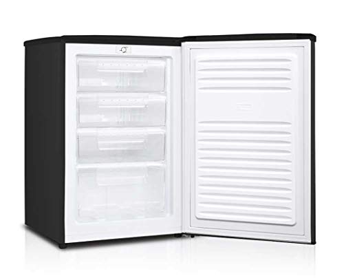 Black 55cm Under Counter Freezer, 81L Capacity