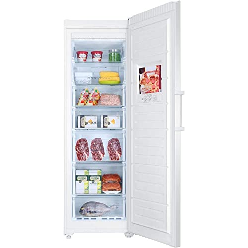 Haier 262L Freestanding Freezer, White, 60cm wide