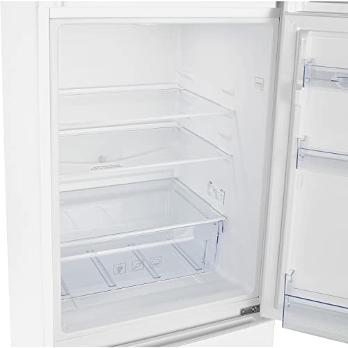 White Beko 213L 50/50 Fridge Freezer