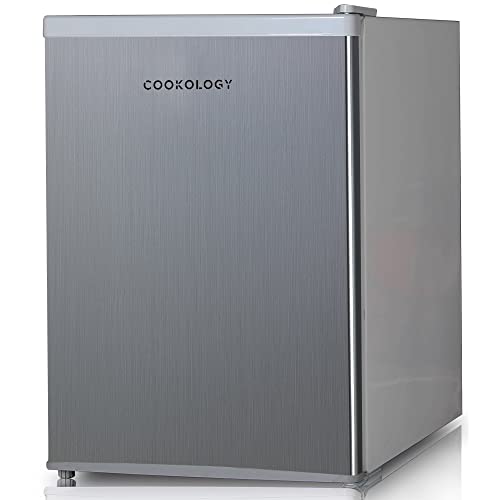 Cookology Mini Fridge with Ice Box - Stainless Steel