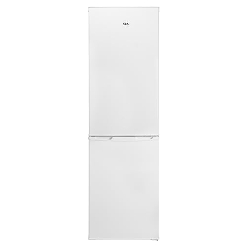 SIA SFF1570W Freestanding White Combi Fridge Freezer 182L