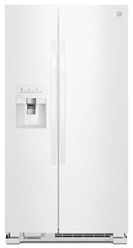 Kenmore 36" Side-by-Side Fridge and Freezer, 25 Cu. Ft. White