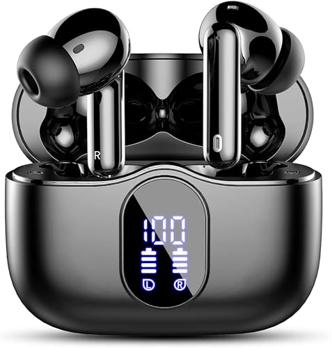 Bluetooth Headphones with 4 Mics and Touch Control